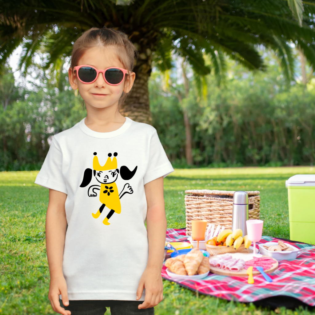 Camiseta infantil branca Unicórnio - O Gato Leleco